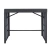 5-piece Rattan Outdoor Patio Furniture Set Bar Dining Table Set with 4 Stools