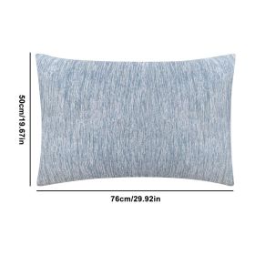 Cooling Pillow Cases Comfortable Breathable (Option: Blue-2pcs)